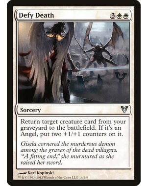 Magic: The Gathering Defy Death (016) Heavily Played Foil