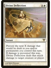 Magic: The Gathering Divine Deflection (018) Heavily Played