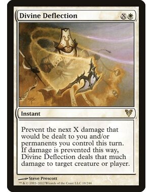 Magic: The Gathering Divine Deflection (018) Heavily Played