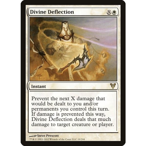 Magic: The Gathering Divine Deflection (018) Heavily Played