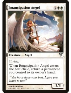 Magic: The Gathering Emancipation Angel (019) Heavily Played