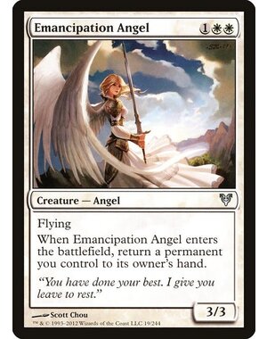 Magic: The Gathering Emancipation Angel (019) Heavily Played