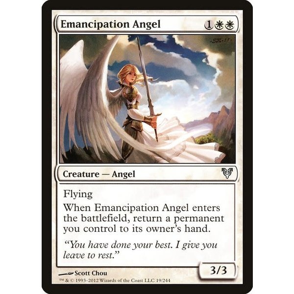 Magic: The Gathering Emancipation Angel (019) Heavily Played