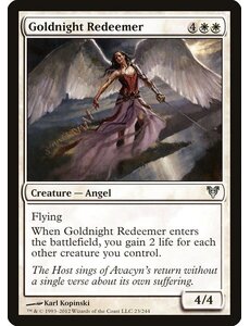 Magic: The Gathering Goldnight Redeemer (023) Heavily Played