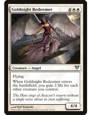 Magic: The Gathering Goldnight Redeemer (023) Heavily Played