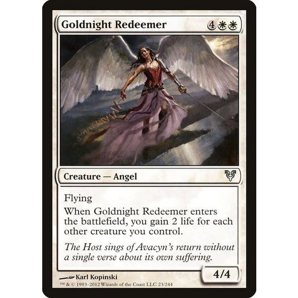 Magic: The Gathering Goldnight Redeemer (023) Heavily Played