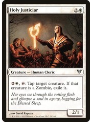 Magic: The Gathering Holy Justiciar (025) Moderately Played