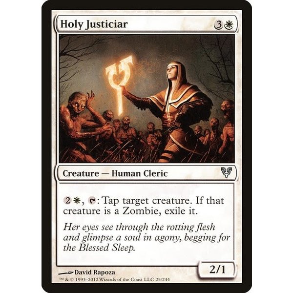 Magic: The Gathering Holy Justiciar (025) Moderately Played