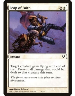 Magic: The Gathering Leap of Faith (026) Heavily Played