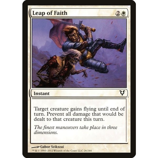 Magic: The Gathering Leap of Faith (026) Heavily Played