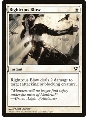 Magic: The Gathering Righteous Blow (034) Moderately Played