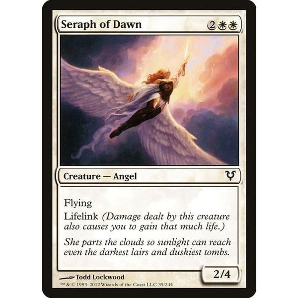 Magic: The Gathering Seraph of Dawn (035) Moderately Played