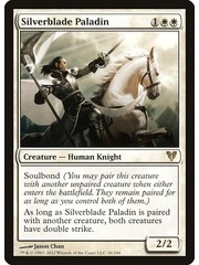 Magic: The Gathering Silverblade Paladin (036) Moderately Played