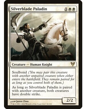 Magic: The Gathering Silverblade Paladin (036) Moderately Played