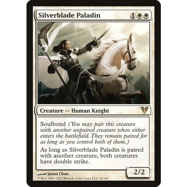 Magic: The Gathering Silverblade Paladin (036) Moderately Played