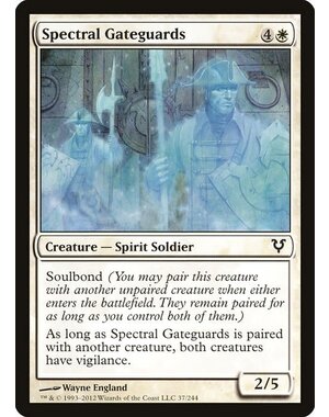 Magic: The Gathering Spectral Gateguards (037) Heavily Played