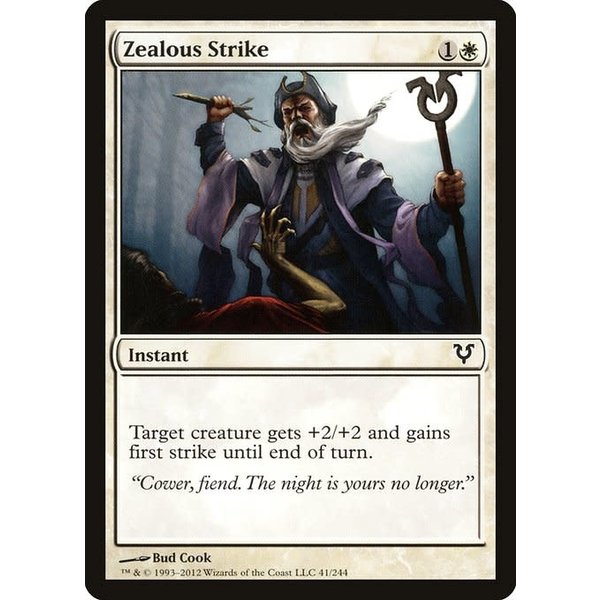 Magic: The Gathering Zealous Strike (041) Moderately Played