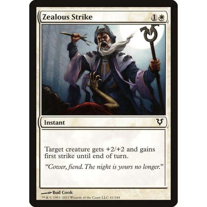 Magic: The Gathering Zealous Strike (041) Moderately Played