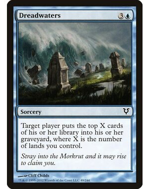 Magic: The Gathering Dreadwaters (049) Moderately Played