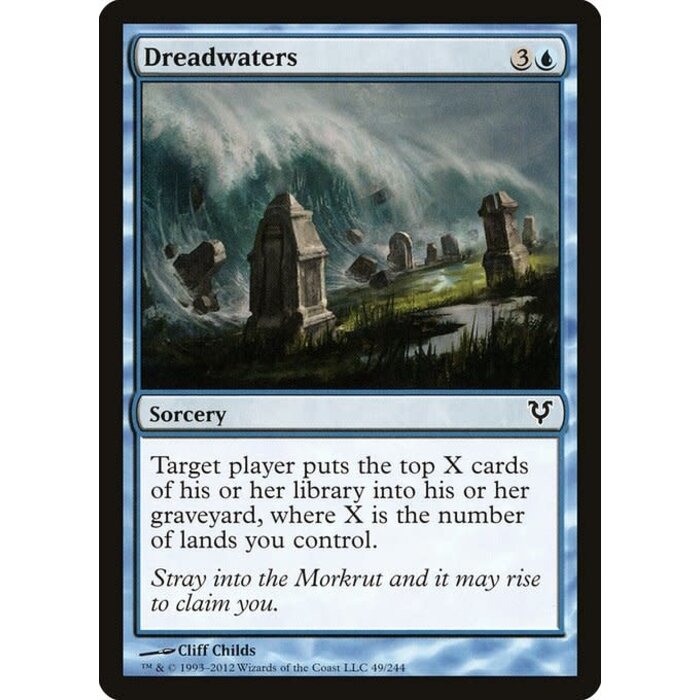 Magic: The Gathering Dreadwaters (049) Moderately Played