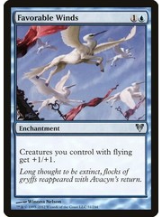 Magic: The Gathering Favorable Winds (051) Heavily Played