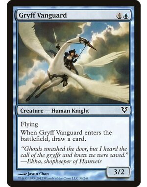 Magic: The Gathering Gryff Vanguard (059) Moderately Played