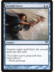 Magic: The Gathering Second Guess (074) Moderately Played