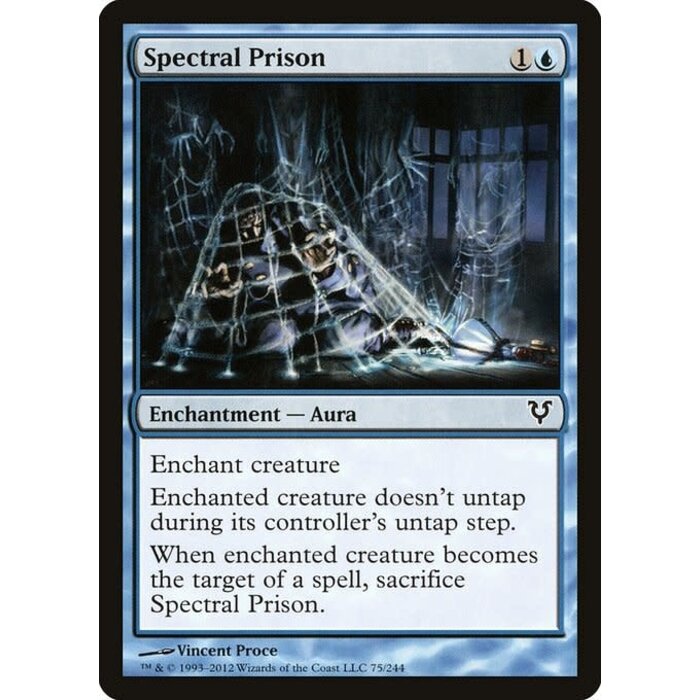 Magic: The Gathering Spectral Prison (075) Moderately Played
