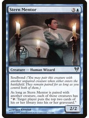 Magic: The Gathering Stern Mentor (077) Moderately Played