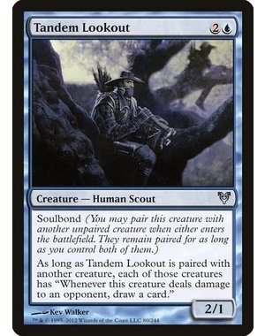 Magic: The Gathering Tandem Lookout (080) Heavily Played Foil