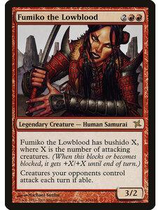 Magic: The Gathering Fumiko the Lowblood (104) Lightly Played