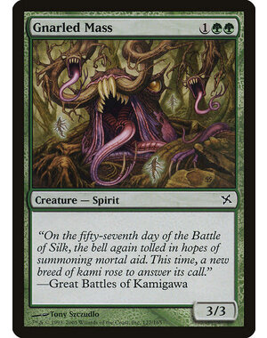 Magic: The Gathering Gnarled Mass (127) Damaged