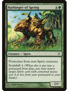 Magic: The Gathering Harbinger of Spring (128) Moderately Played