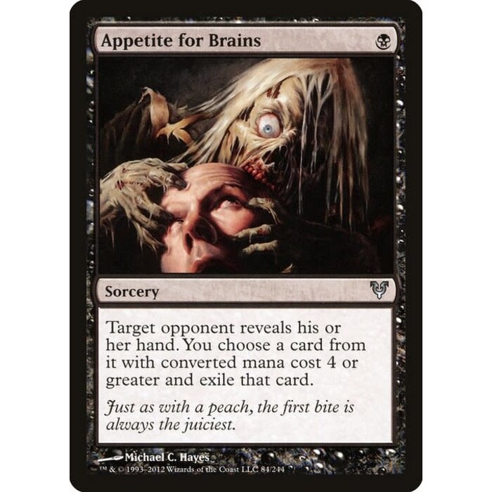 Magic: The Gathering Appetite for Brains (084) Moderately Played
