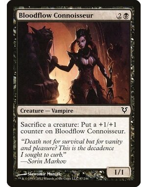 Magic: The Gathering Bloodflow Connoisseur (087) Moderately Played