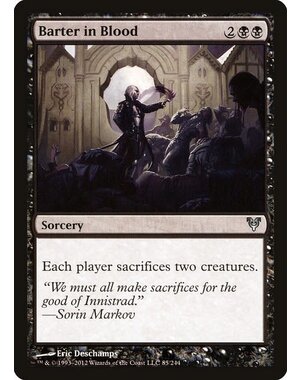 Magic: The Gathering Barter in Blood (085) Heavily Played