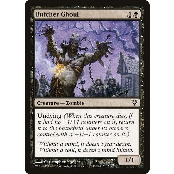 Magic: The Gathering Butcher Ghoul (089) Heavily Played