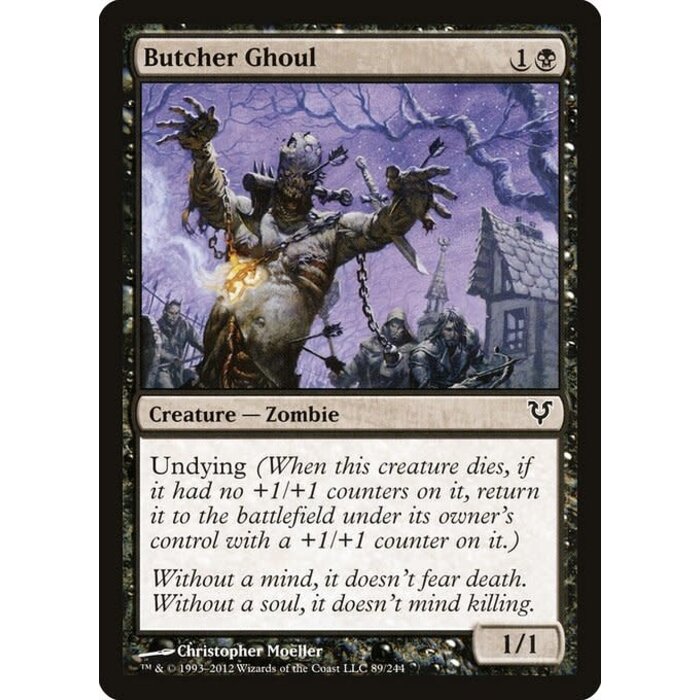 Magic: The Gathering Butcher Ghoul (089) Heavily Played