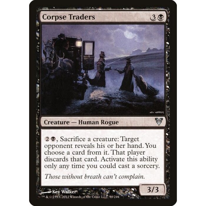 Magic: The Gathering Corpse Traders (090) Moderately Played