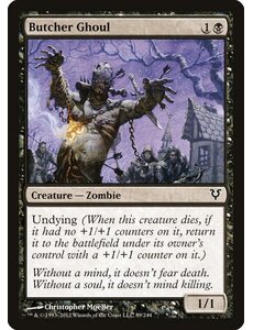 Magic: The Gathering Butcher Ghoul (089) Heavily Played Foil