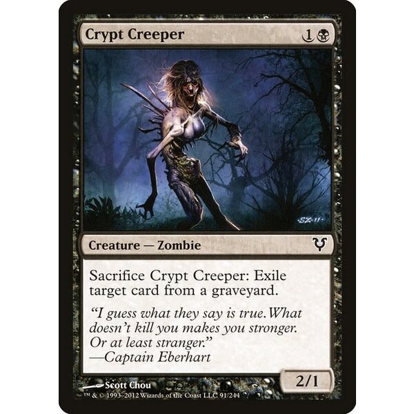 Magic: The Gathering Crypt Creeper (091) Moderately Played