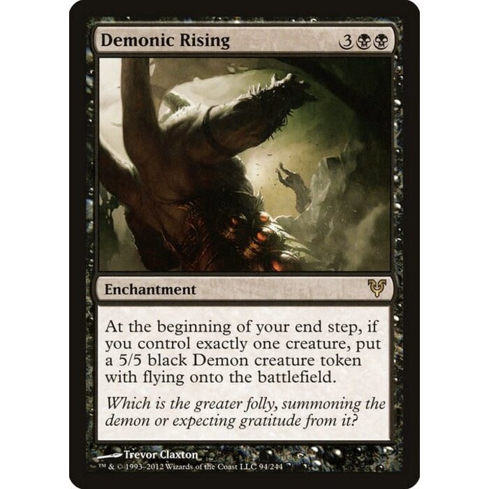 Magic: The Gathering Demonic Rising (094) Heavily Played