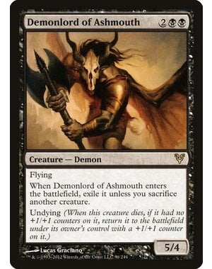 Magic: The Gathering Demonlord of Ashmouth (096) Damaged