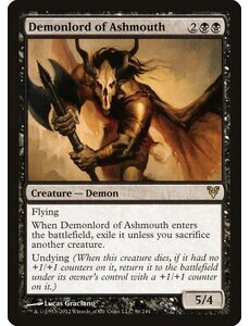 Magic: The Gathering Demonlord of Ashmouth (096) Moderately Played