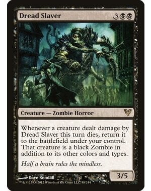 Magic: The Gathering Dread Slaver (098) Heavily Played