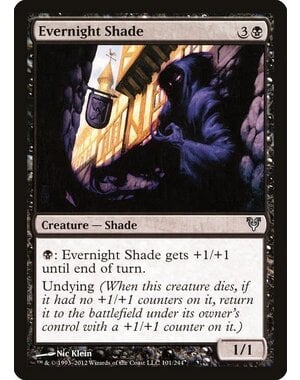 Magic: The Gathering Evernight Shade (101) Heavily Played