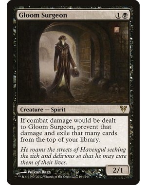 Magic: The Gathering Gloom Surgeon (104) Moderately Played