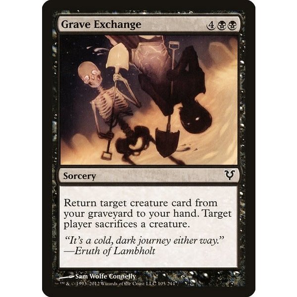 Magic: The Gathering Grave Exchange (105) Heavily Played