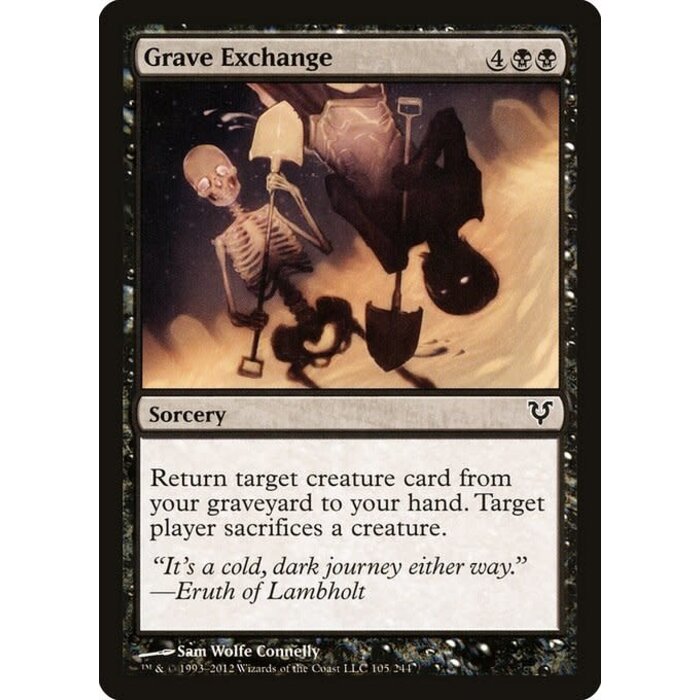 Magic: The Gathering Grave Exchange (105) Heavily Played