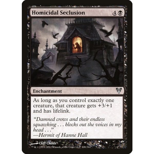 Magic: The Gathering Homicidal Seclusion (108) Moderately Played